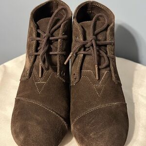 Suede Women's Desert Wedges